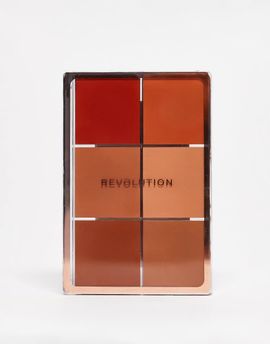 Revolution Revolution Everything Base Face Icon Complexion Palette - Dark-Neutral