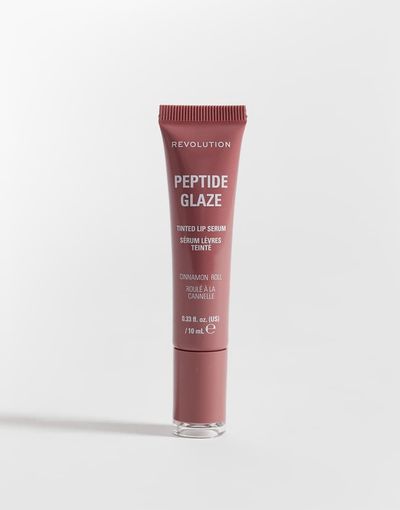 Revolution Revolution Peptide Glaze Tinted Lip Serum in Cinnamon Roll-pink