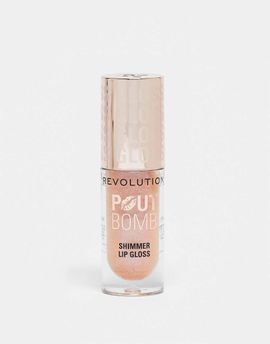 Revolution Revolution Pout Bomb Shimmer Gloss Glimmer Nude-pink