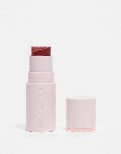 Revolution Revolution Skin Silk Marble Blush Stick in Sundown Spice-Brown