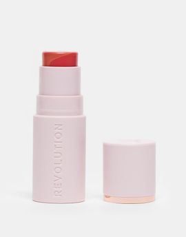 Revolution Revolution Skin Silk Marble Blush Stick in Sunkissed Apricot-Orange