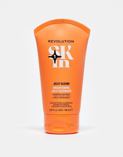 Revolution Skincare Revolution Skin Jelly Gleam Natural Fruit AHAs Brightening Jelly Cleanser 150ml-No color