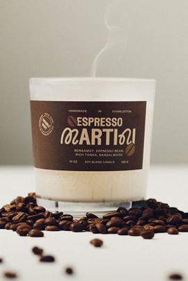 Rewined Espresso Martini Glass Candle