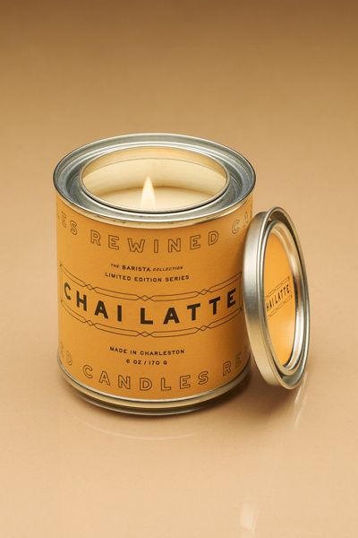 Rewined Rewined Barista 6 oz Scented Tin Candle in Chai Latte at Urban Outfitters