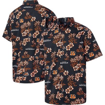 Reyn Spooner Men's Reyn Spooner Black Cincinnati Bengals Kekai Button-Up Shirt 