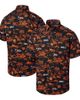 Reyn Spooner Men's Reyn Spooner Black Cincinnati Bengals Throwback Kekai Print Button-Up Shirt  - 1