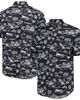 Reyn Spooner Men's Reyn Spooner Black Las Vegas Raiders Throwback Kekai Print Button-Up Shirt  - 1