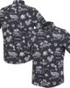 Reyn Spooner Men's Reyn Spooner Black Oakland Raiders Gridiron Classics Throwback Kekai Performance Button-Down Shirt  - 1