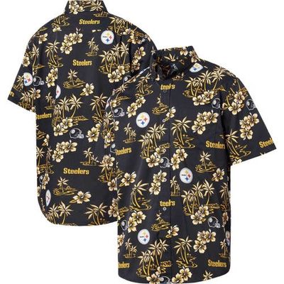 Reyn Spooner Men's Reyn Spooner Black Pittsburgh Steelers Kekai Button-Up Shirt 