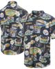Reyn Spooner Men's Reyn Spooner Black Pittsburgh Steelers Scenic Button-Down Shirt  - 1