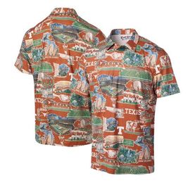 Reyn Spooner Men's Reyn Spooner Burnt Orange Texas Longhorns Scenic Polo 