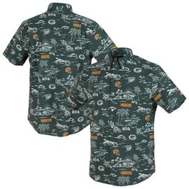 Reyn Spooner Men's Reyn Spooner Green Green Bay Packers Kekai Performance Button-Down Shirt 