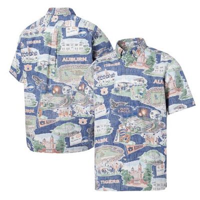 Reyn Spooner Men's Reyn Spooner Navy Auburn Tigers Scenic Button-Down Shirt 