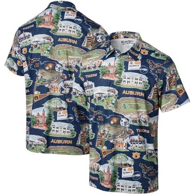Reyn Spooner Men's Reyn Spooner Navy Auburn Tigers Scenic Polo 