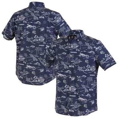 Reyn Spooner Men's Reyn Spooner Navy Dallas Cowboys Kekai Performance Button-Down Shirt 