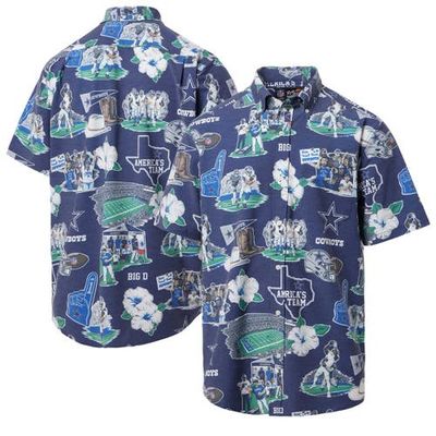 Reyn Spooner Men's Reyn Spooner Navy Dallas Cowboys Scenic Button-Down Shirt 