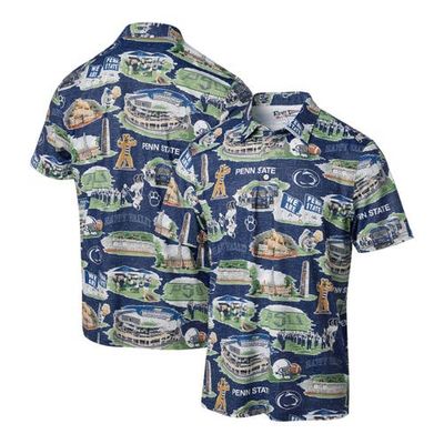 Reyn Spooner Men's Reyn Spooner Navy Penn State Nittany Lions Scenic Polo 