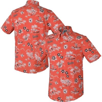 Reyn Spooner Men's Reyn Spooner Orange Baltimore Orioles Kekai Button-Down Shirt 