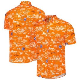 Reyn Spooner Men's Reyn Spooner Orange Detroit Tigers Kekai Button-Down Shirt 