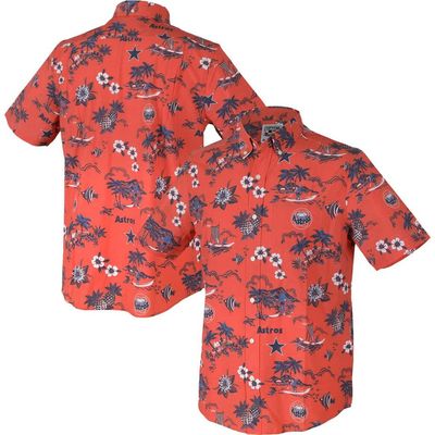 Reyn Spooner Men's Reyn Spooner Orange Houston Astros Kekai Button-Down Shirt 