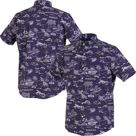 Reyn Spooner Men's Reyn Spooner Purple Baltimore Ravens Kekai Performance Button-Down Shirt 