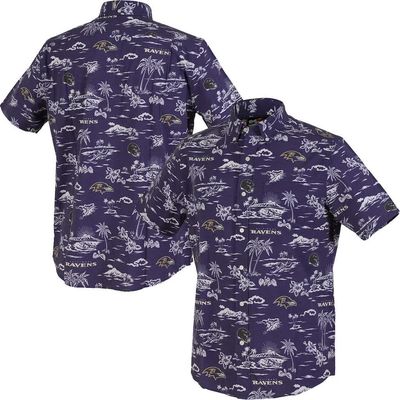 Reyn Spooner Men's Reyn Spooner Purple Baltimore Ravens Kekai Performance Button-Down Shirt 