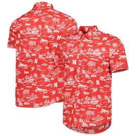 Reyn Spooner Men's Reyn Spooner Scarlet Nebraska Huskers Performance Button-Down Shirt 
