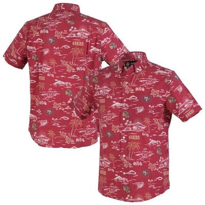 Reyn Spooner Men's Reyn Spooner Scarlet San Francisco 49ers Kekai Performance Button-Down Shirt 