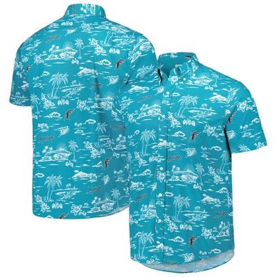 Reyn Spooner Men's Reyn Spooner Teal Miami Marlins Kekai Button-Down Shirt 