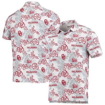 Reyn Spooner Men's Reyn Spooner White Oklahoma Sooners Performance Polo 