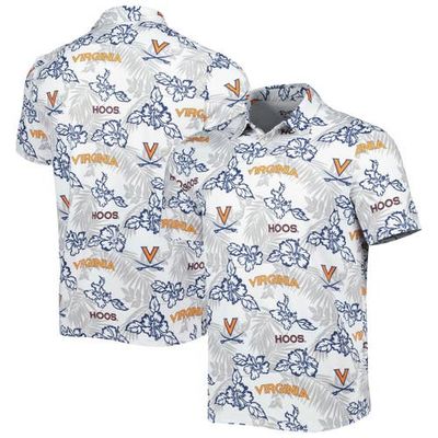 Reyn Spooner Men's Reyn Spooner White Virginia Cavaliers Performance Polo 