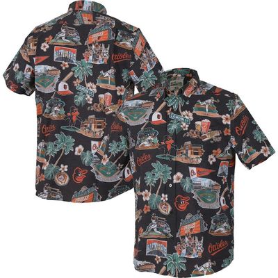 Reyn Spooner Men's Reyn Spooner Black Baltimore Orioles Scenic Tri-Blend Button-Down Shirt 
