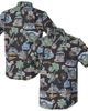 Reyn Spooner Men's Reyn Spooner Black Milwaukee Brewers Scenic Tri-Blend Button-Down Shirt  - 1