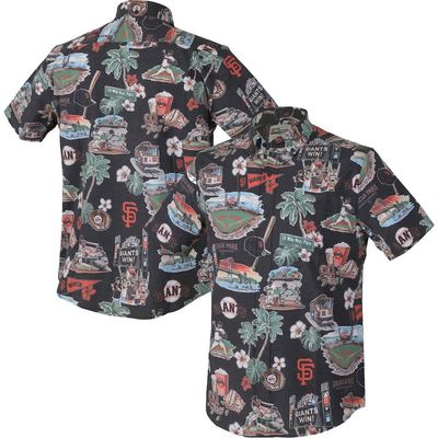 Reyn Spooner Men's Reyn Spooner Black San Francisco Giants Scenic Tri-Blend Performance Button-Up Top 