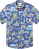Reyn Spooner Men's Reyn Spooner Blue Tampa Bay Rays Scenic Tri-Blend Performance Button-Up Top  - 1
