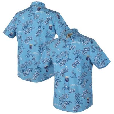 Reyn Spooner Men's Reyn Spooner Light Blue Kansas City Royals Kekai Performance Button-Up Top 