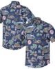 Reyn Spooner Men's Reyn Spooner Navy New York Yankees Scenic Tri-Blend Button-Down Shirt  - 1