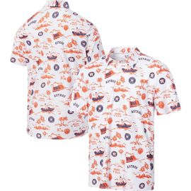 Reyn Spooner Men's Reyn Spooner White Houston Astros Pua Performance Polo 