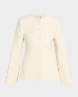 Róhe Boucle Shaped Blazer