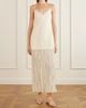 RÓHE Linen-blend and chiffon midi dress - 2