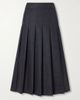 RÓHE Pleated wool-blend midi skirt - 1
