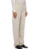 Róhe Róhe Beige Daria Single Pleat Straight Leg Trousers - 2