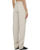 Róhe Róhe Beige Daria Single Pleat Straight Leg Trousers - 3