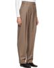 Róhe Róhe Beige Daria Single Pleat Tapered Trousers - 2
