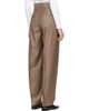 Róhe Róhe Beige Daria Single Pleat Tapered Trousers - 3
