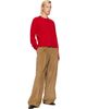 Róhe Róhe Beige Ted Lower Waist Corduroy Trousers - 4