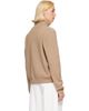 Róhe Róhe Beige Zipped Mouliné Polo - 3