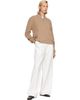 Róhe Róhe Beige Zipped Mouliné Polo - 4