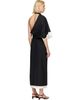 Róhe Róhe Black & White Draped Open Back Midi Dress - 3