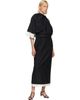 Róhe Róhe Black & White Draped Open Back Midi Dress - 4